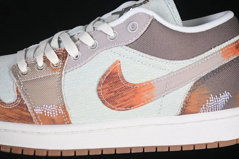 All categories Air Jordan Jordan series basketball shoes Air Jordan 1 Low Air Jordan 1 Low SE "Multi-Color Distressed" AJ1 Joe 1 old retro inkjet low-top cultural casual sneakers IM6664-991